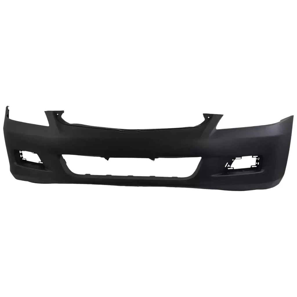 HONDA ACCORD 2006-2007 FRONT BUMPER COVER Primed Sedan with Fog Light Holes