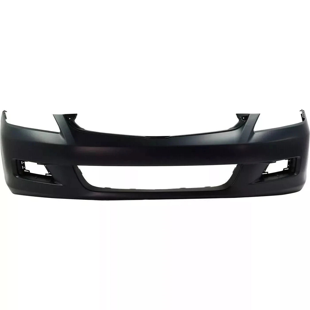 HONDA ACCORD 2006-2007 FRONT BUMPER COVER Primed Sedan with Fog Light Holes