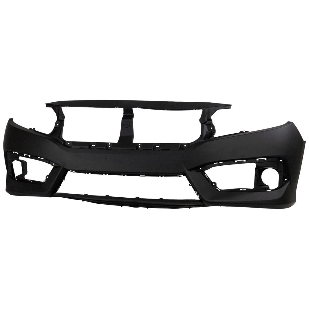 Honda Civic 2016–2018 Front Bumper Cover Primed - Coupe - Sedan - Touring Models