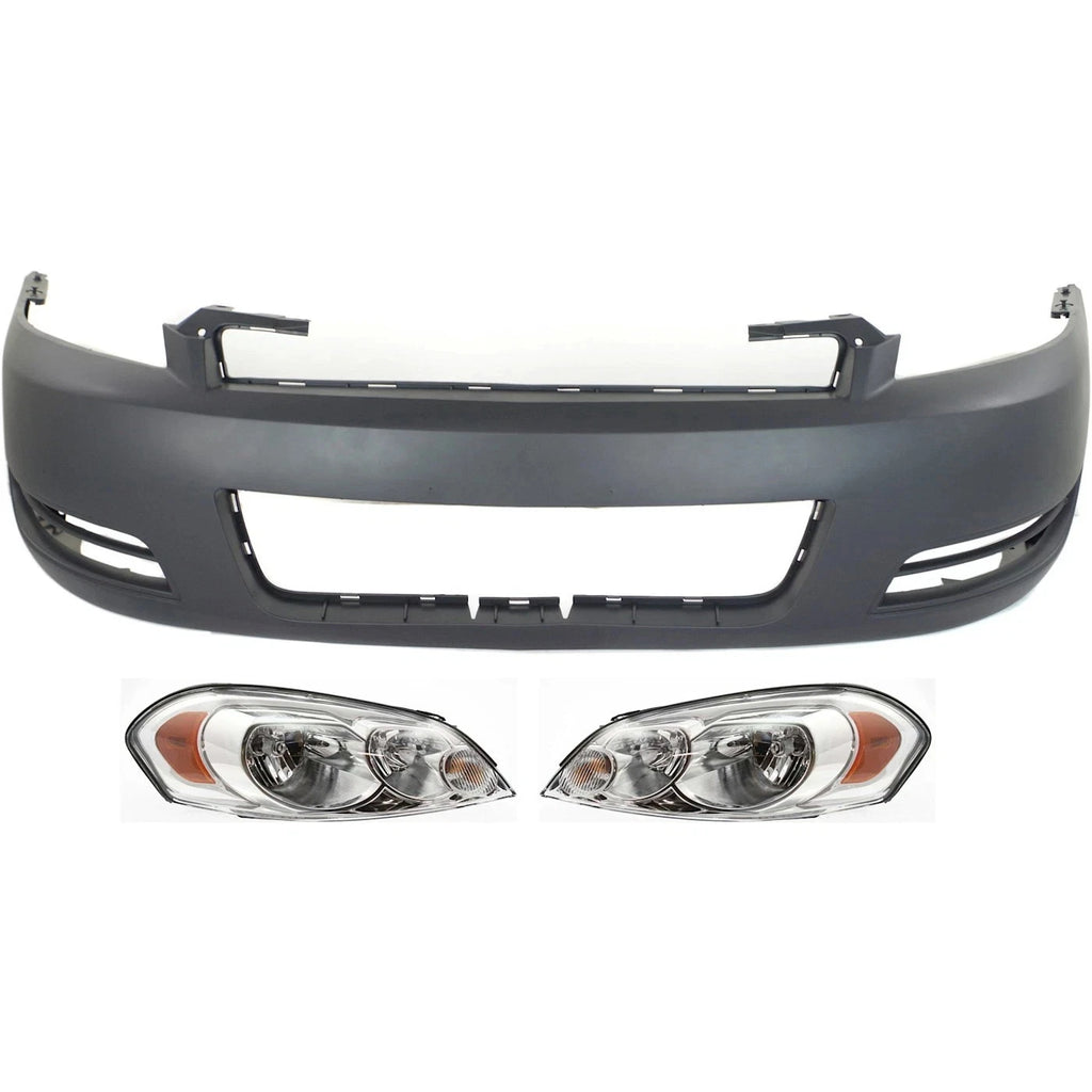 Chevy Impala 2006-2013/IMPALA LIMITED 2014-2016  Headlight Assembly & Bumper Cover Kit